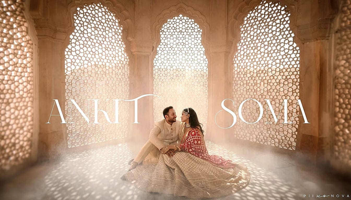 Ankit & Soma wedding at Amer Fort Jaipur, Hawa Mahal, Toran Dwar, Jal Mahal Jaipur Rajasthan - pre-wedding shoot in Kolkata