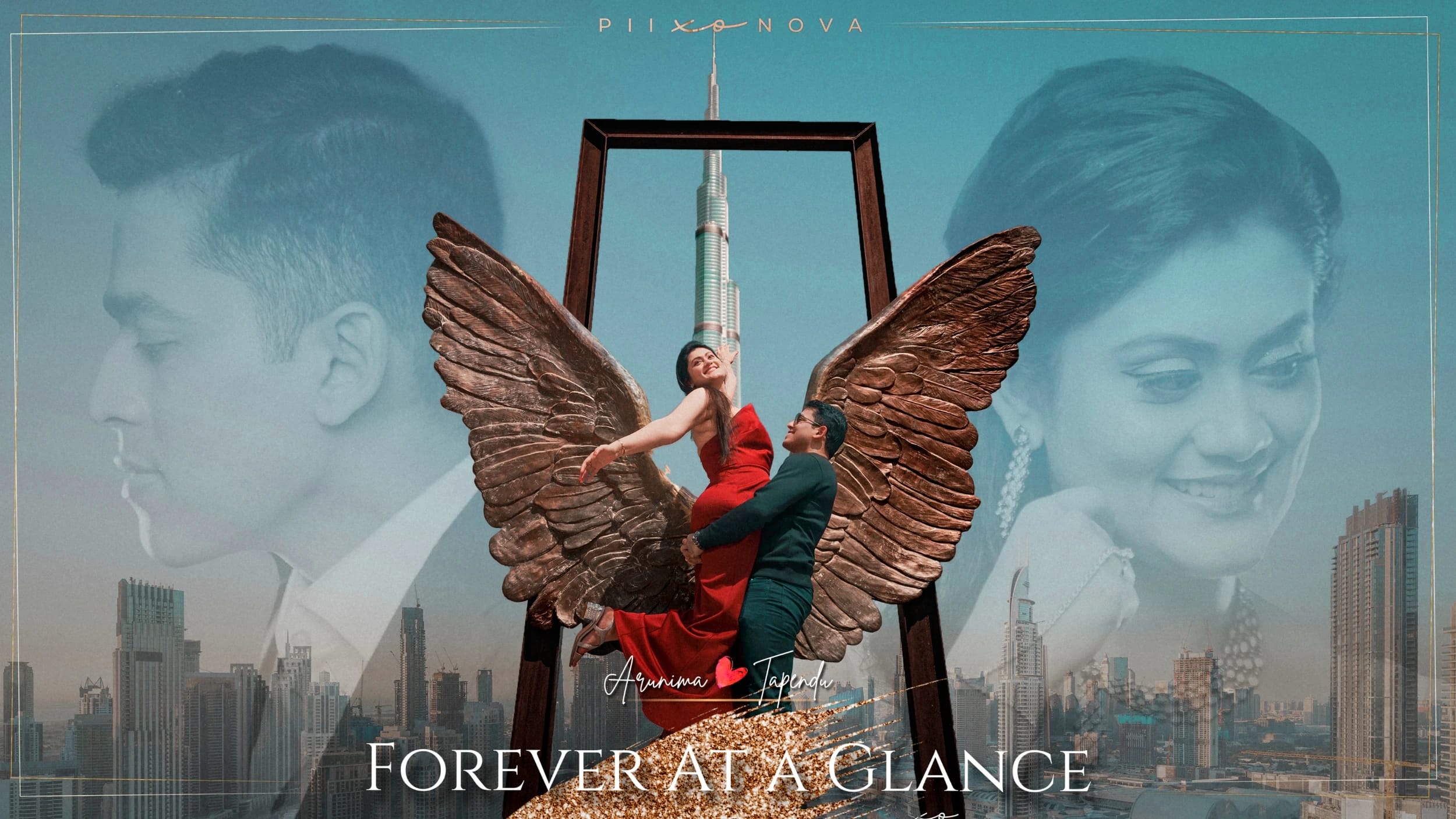 Arunima & Tapendu wedding at Dubai, Raajkutir, Swabhumi Kolkata
